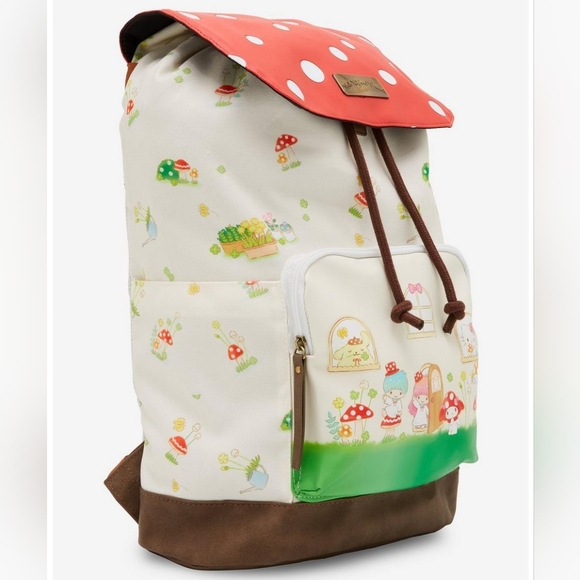Hello Kitty And Friends Mushroom Slouch Backpack Bag Little Stars Pompompurin - Picture 2 of 3